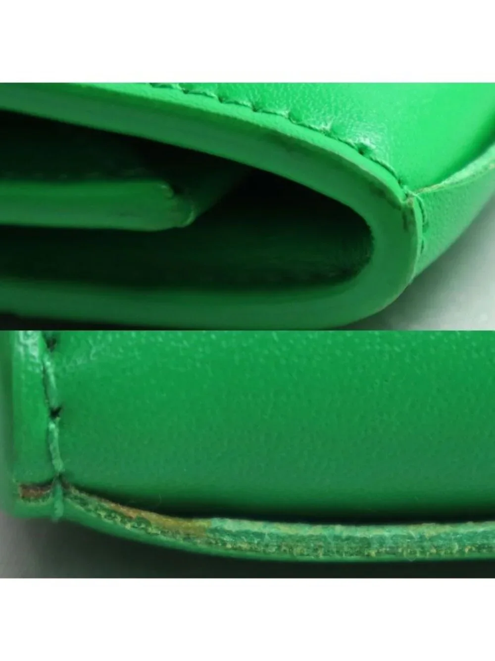 Bottega Veneta Maxi Intrecciato Coin Case Green